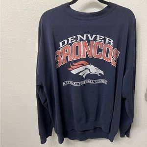 Vintage denver broncos football crewneck size xxl mens